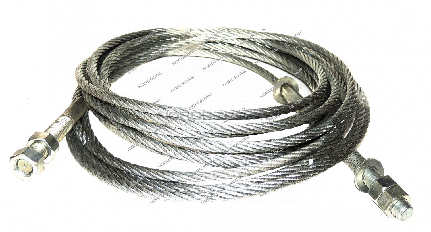 Трос для подъемника 4440T (L=3025мм) NORDBERG 4440T#R3025